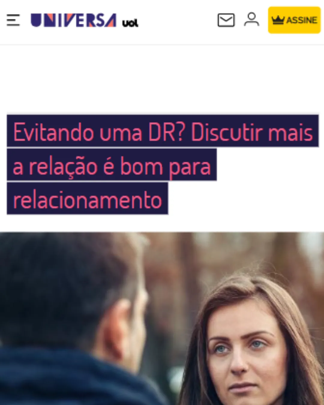 Evitando uma DR? Discutir mais a relação é bom para relacionamento