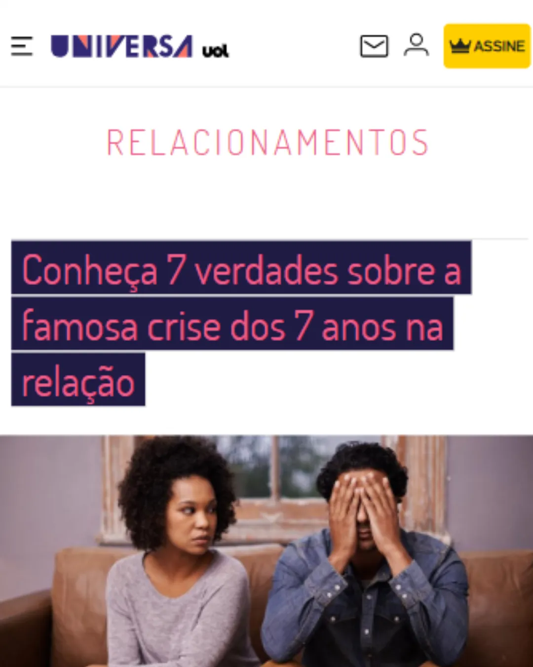 Conheça 7 verdades sobre a famosa crise dos 7 anos na relação