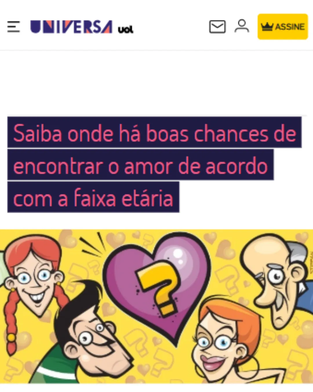 Saiba onde há boas chances de encontrar o amor de acordo com a faixa etária